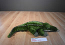 Aurora Green and Yellow Alligator/Crocodile Beanbag Plush