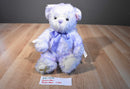 Build a Bear Purple and White Bear Plush