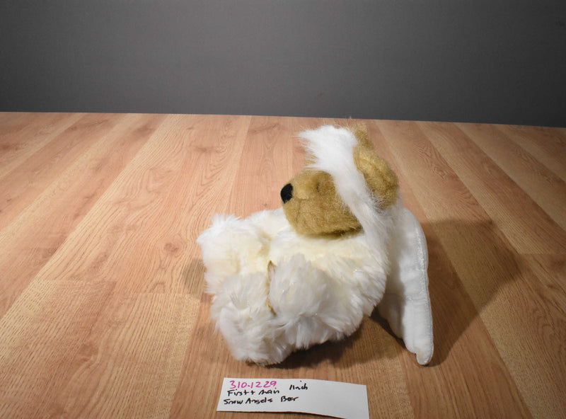 First & Main Snow Angels Brown Bear Beanbag Plush