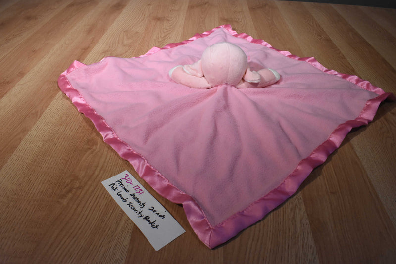 Enesco Precious Moments Pink Lamb Jesus Loves Me 2008 Security Blanket