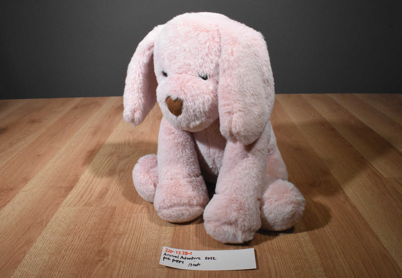 Animal Adventure Pink Dog 2022 Beanbag Plush