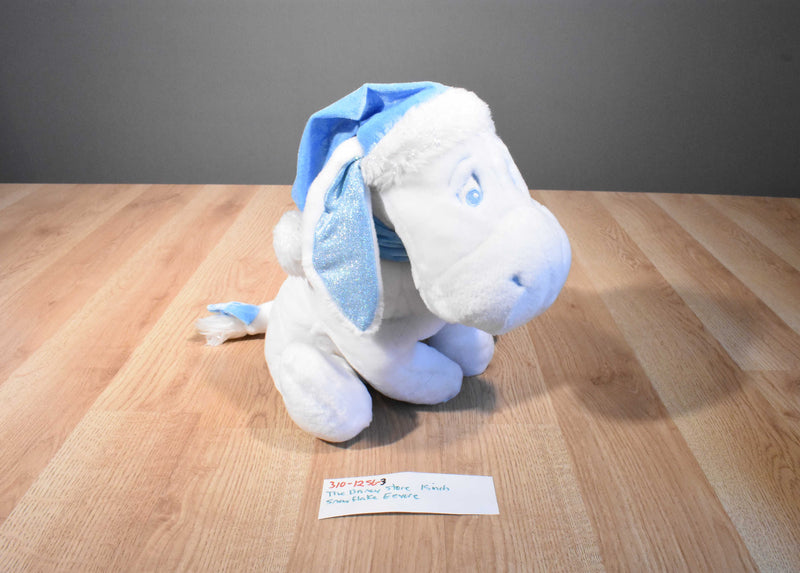 Disney Store Snowflake Eeyore Beanbag Plush