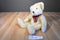 Russ Target Beige Teddy Bear Beanbag Plush