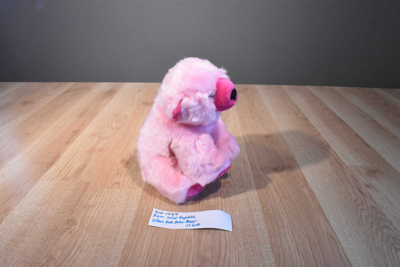 Wild Republic Carnegie Vibes Pink Polar Bear 2010 Beanbag Plush