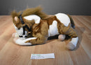 Hugfun Passport Brown and White Horse Pony Pinto Paint Plush