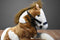 Hugfun Passport Brown and White Horse Pony Pinto Paint Plush