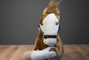 Hugfun Passport Brown and White Horse Pony Pinto Paint Plush