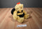 Russ Breezy Tan and Black Bee Bear Beanbag Plush