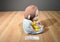 Gund Curious George in Blue Striped Pajamas W/ Yellow Blanket Plush