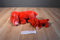 Ty Beanie Buddy 1998 and Baby 1996 Rover Red Dog Beanbag Plushes
