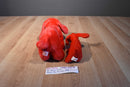 Ty Beanie Buddy 1998 and Baby 1996 Rover Red Dog Beanbag Plushes