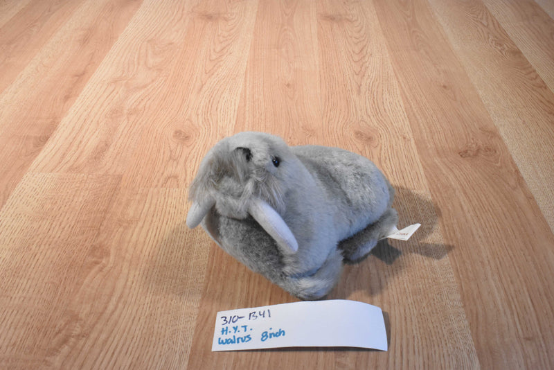 H. Y. T. Grey Walrus Plush