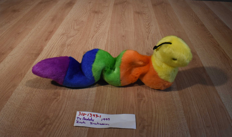Ty Beanie Buddy Inch Inchworm 1999 Beanbag Plush