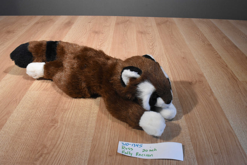 Russ Rolly Raccoon Beanbag Plush