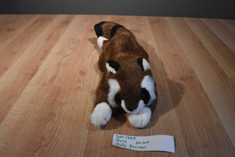 Russ Rolly Raccoon Beanbag Plush