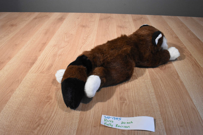 Russ Rolly Raccoon Beanbag Plush