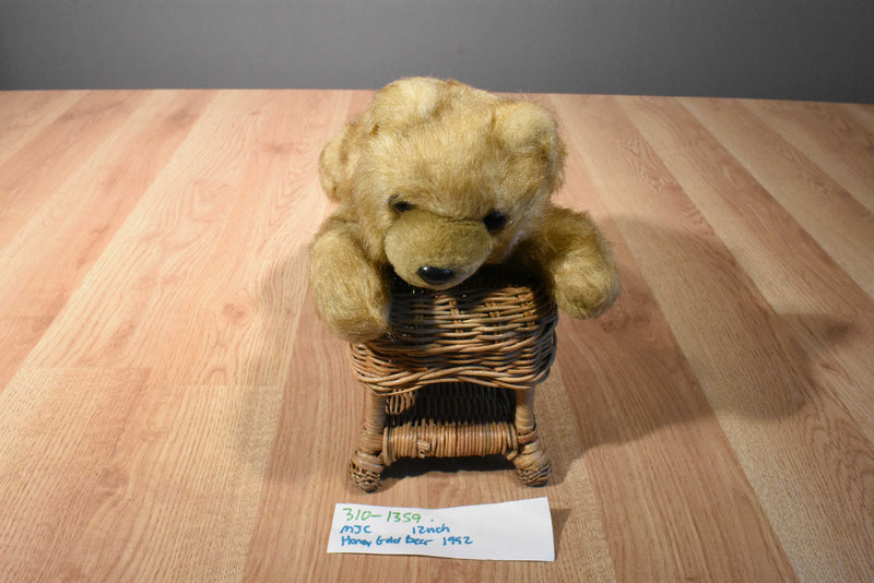 MJC Purr-fection Honey Gold Bear 1992 Plush