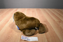 Sea World Brown Walrus Plush