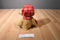 Ty Classic Hudson Brown Bear Red Cap and Scarf 2006 Beanbag Plush