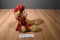 Ty Classic Hudson Brown Bear Red Cap and Scarf 2006 Beanbag Plush