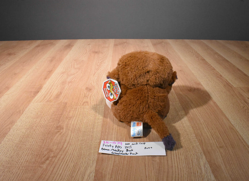 Jazzwares Feisty Pets Grandmaster Funk Brown Monkey 2015 Plush