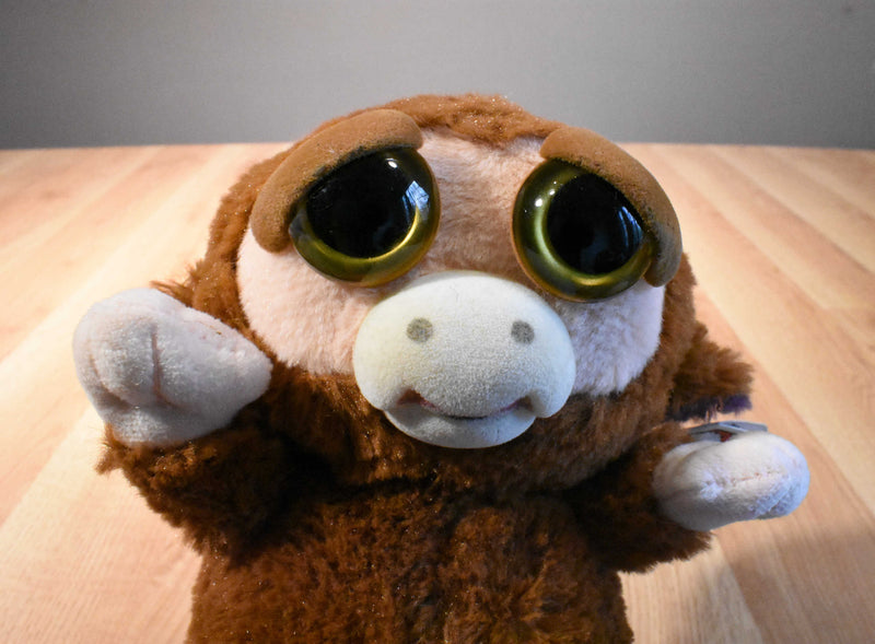 Jazzwares Feisty Pets Grandmaster Funk Brown Monkey 2015 Plush