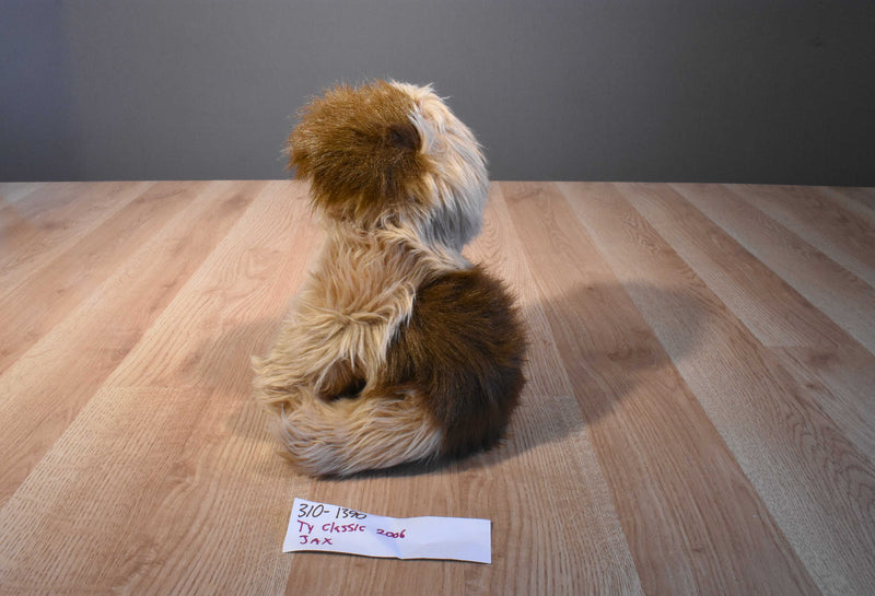 Ty Classic Jax the Beige and Brown Shaggy Dog 2006 Beanbag Plush