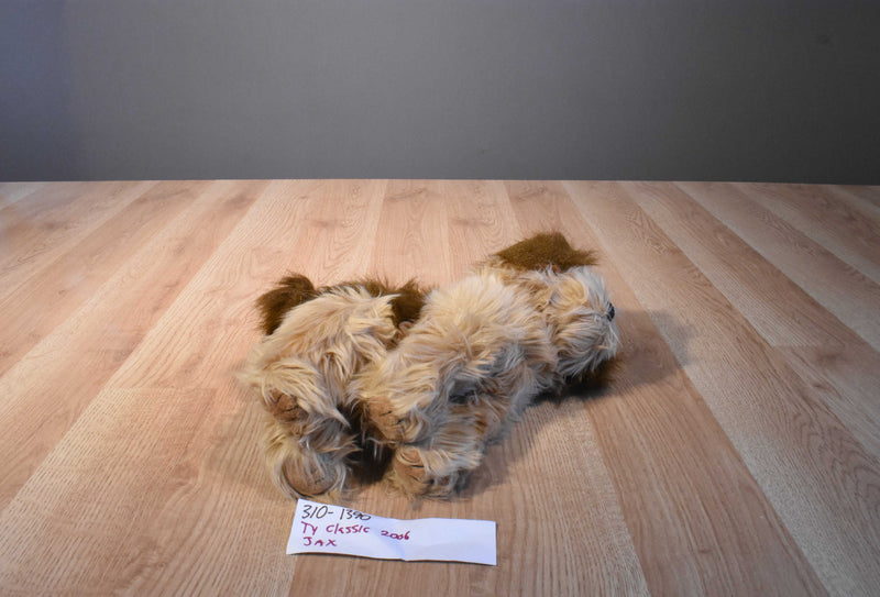 Ty Classic Jax the Beige and Brown Shaggy Dog 2006 Beanbag Plush