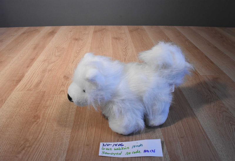 Ganz Webkinz Samoyed Dog HM176 Beanbag Plush No Code