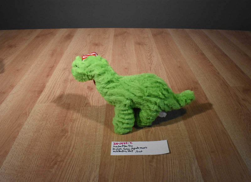 Manhattan Holiday Green Bronte Brontosaurus Dinosaur Beanbag Plush