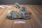 Yang Jee Grey and White Bunny Rabbit Beanbag lush