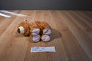 Ty Pluffies Slumbers Brown Bear 2002 Beanbag Plush