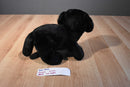 Aurora Floppy Black lab Puppy Dog Beanbag pPush