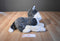 Russ Blizzard Gray and White Husky Plush