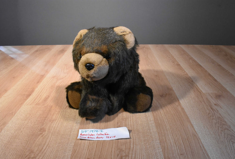 Bearington Collection Brown Bear Beanbag Plush