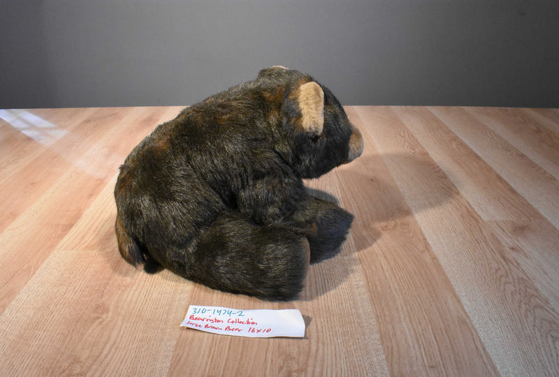 Bearington Collection Brown Bear Beanbag Plush