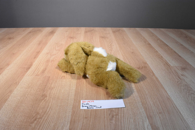 Fiesta Brown and White Bunny Rabbit Plush