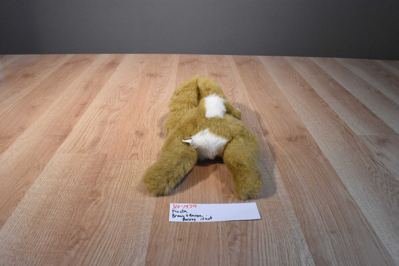 Fiesta Brown and White Bunny Rabbit Plush