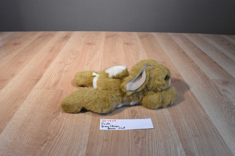 Fiesta Brown and White Bunny Rabbit Plush