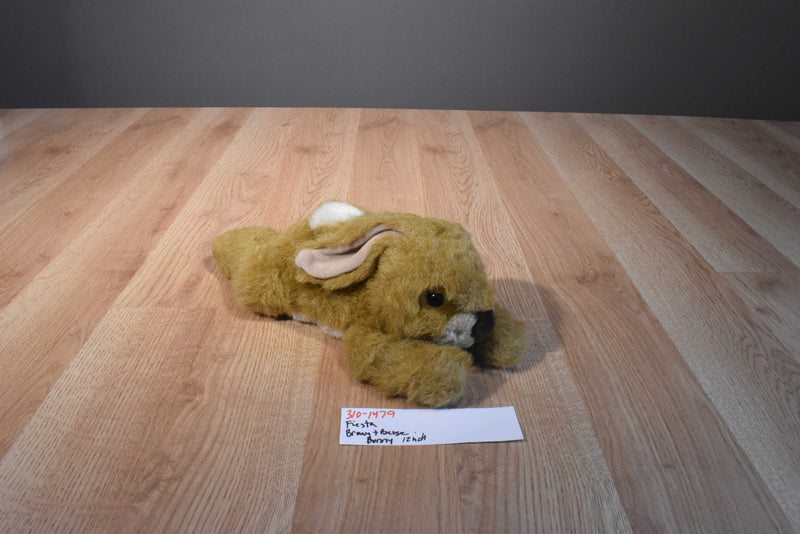 Fiesta Brown and White Bunny Rabbit Plush