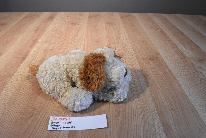 Gund Gibson Beige and Brown Dog Beanbag Plush
