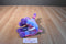 Wishpets Pink Purple Blue Laura Moose 2009 Plush