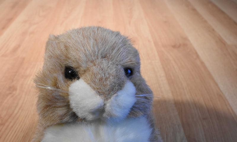 Russ Bruin Tan and White Dutch Bunny Rabbit Plush