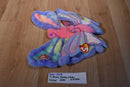 Ty Beanie Buddy 2000 and Baby 1999 Flitter Butterfly Beanbag Plushes