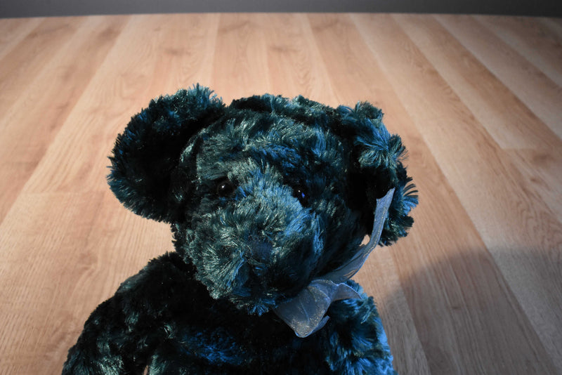 Russ Blarney Green Teddy Bear Beanbag Plush