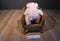 Russ Pink and White Taffie Ballerina Bear Beanbag Plush