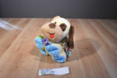 Taggies Buddy the Brown Tan and Beige Dog Beanbag Plush