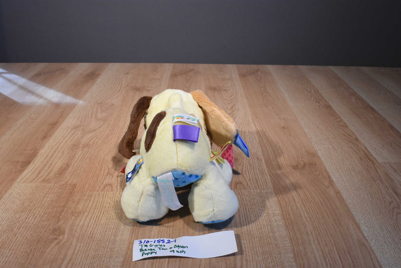Taggies Buddy the Brown Tan and Beige Dog Beanbag Plush