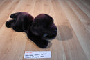 Russ Yomiko Black Lab Beanbag Plush