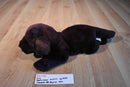 Russ Yomiko Black Lab Beanbag Plush